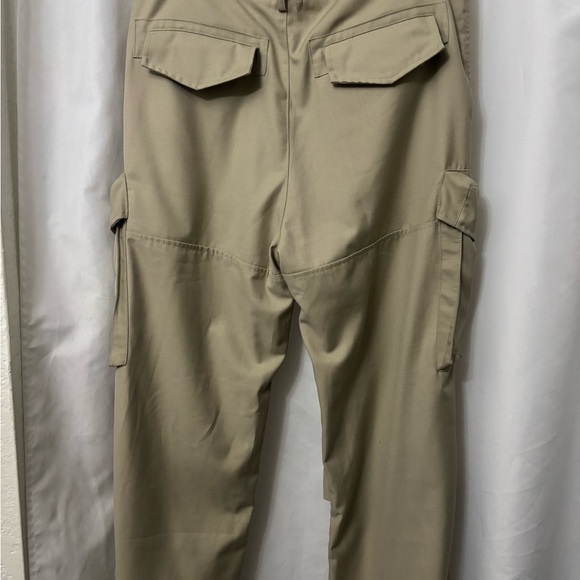 Women's Tan Boot Cut Cargo Pants - Picture 9 of 12